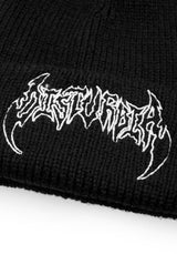 Distorted Disturbia Embroidered Beanie