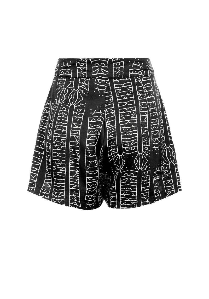 Runes Tie Front Shorts