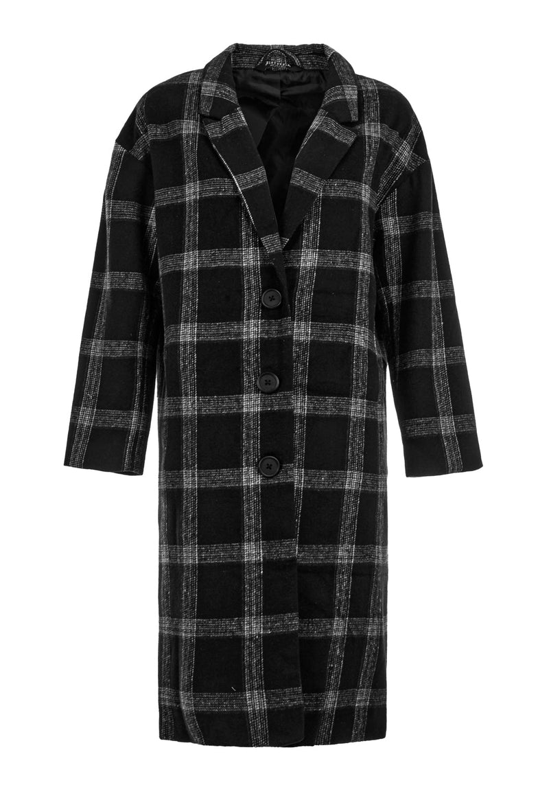 Effy Plaid Duster Coat