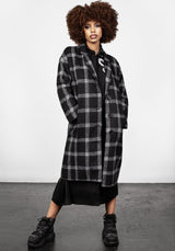 Effy Plaid Duster Coat