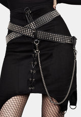 Infinity Studded Wrap Hip Belt