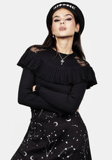 Edith Lace Panelled Sweater