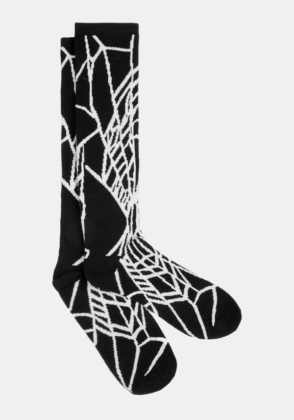 SPIDER WEB LONG SOCKS