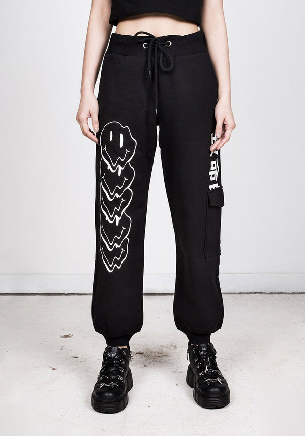 Melting Face Cargo Joggers