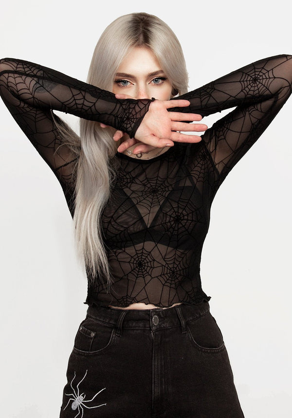 Venom Mesh Crop