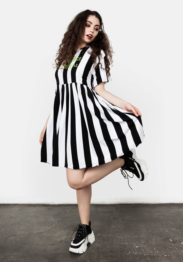 Strange Oversized Skater Dress