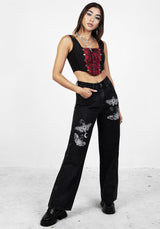 THYSANIA WIDE LEG JEANS