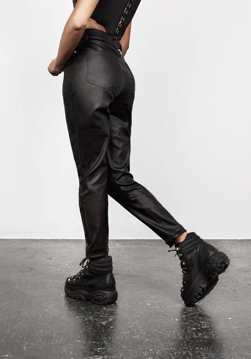 BITEFEST COATED SKINNY TROUSER