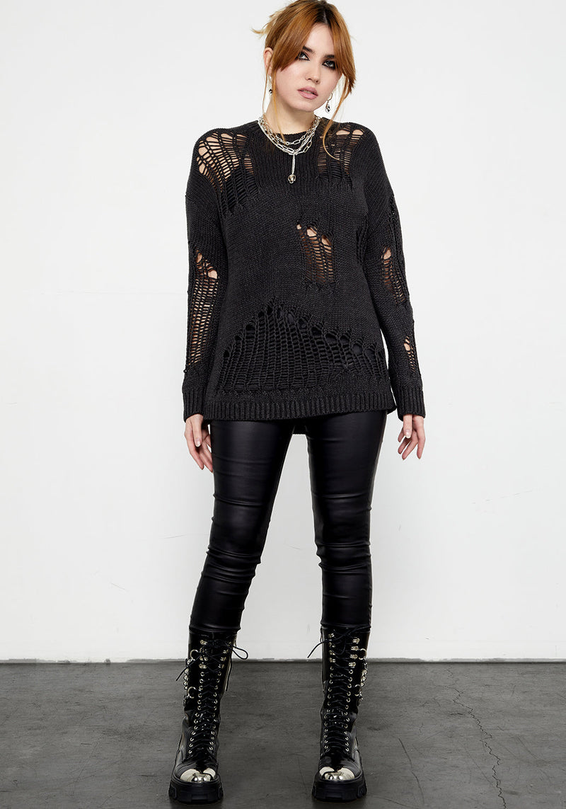 Destructo Distressed Sweater