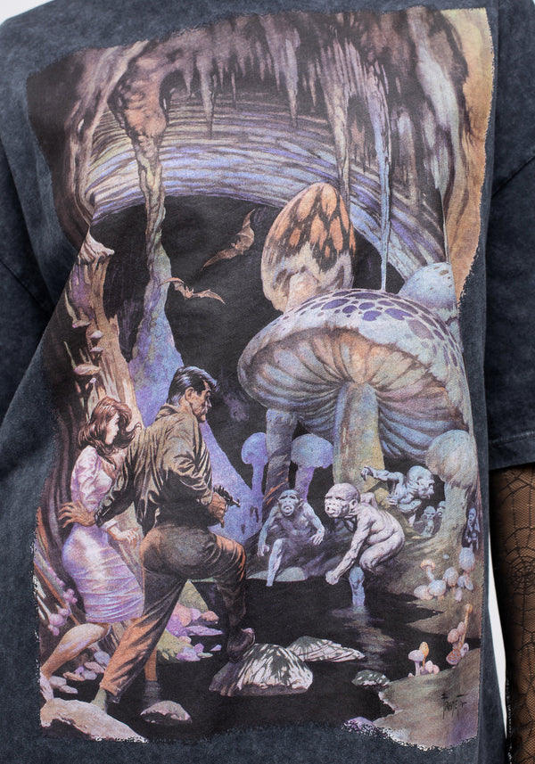 Frazetta The Secret People Short Sleeve Tee Dress