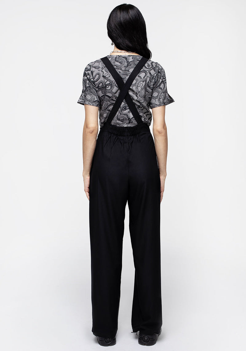 Trouser pant with suspenders