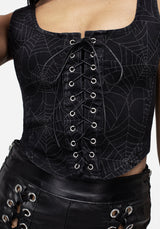 Venom Lace Up Bodice