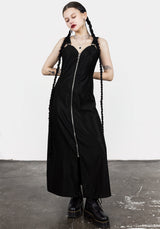 Vengeance Zipped Slip Midaxi Dress