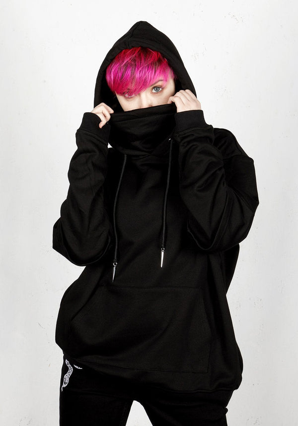 Spike Face Cowl Hoody