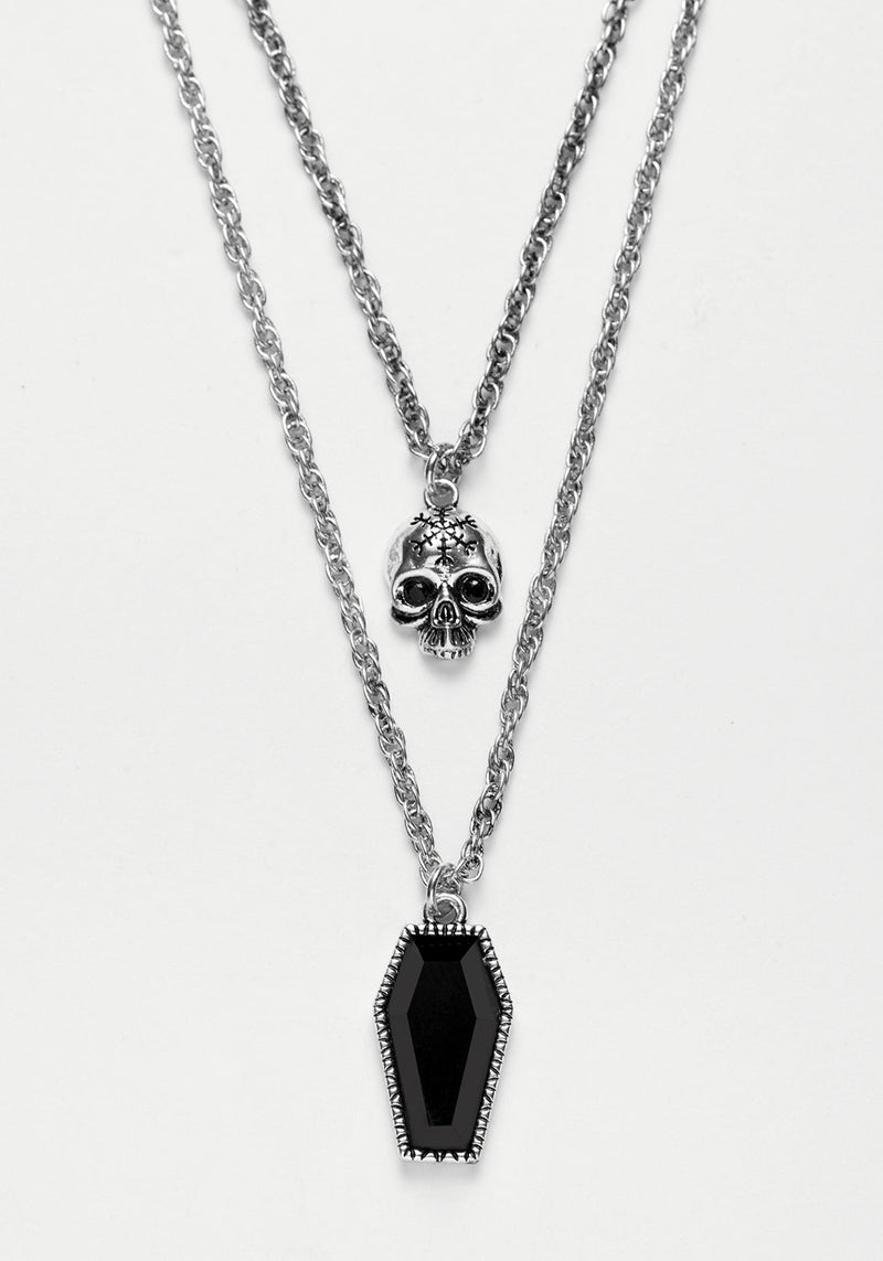 DEATH MULTICHAIN NECKLACE